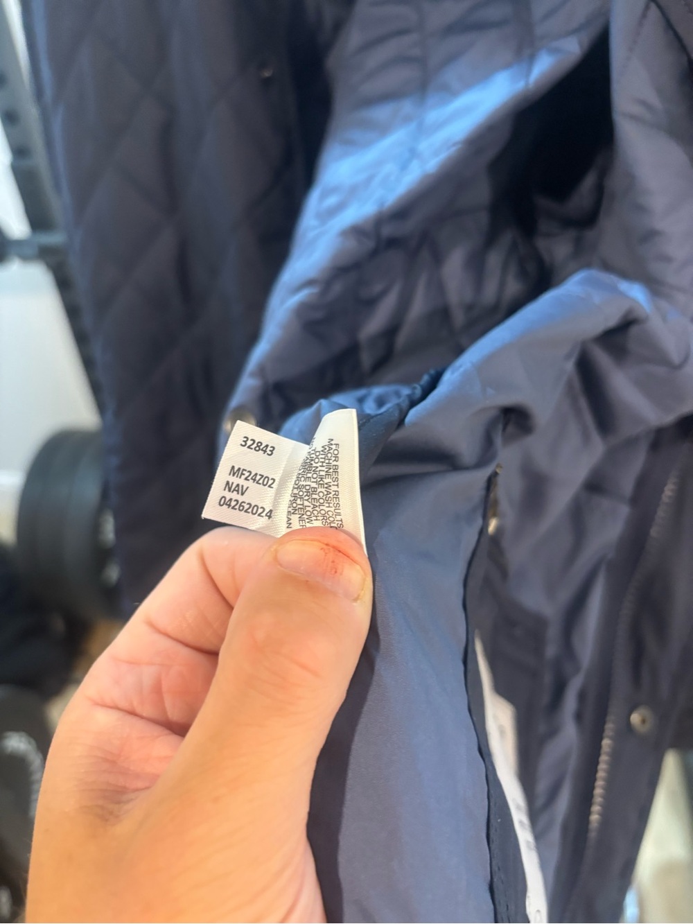Peter Millar Suffolk Quilted Travel Coat – Men’s Large L – Navy Blue MINT!!! - Picture 7 of 13